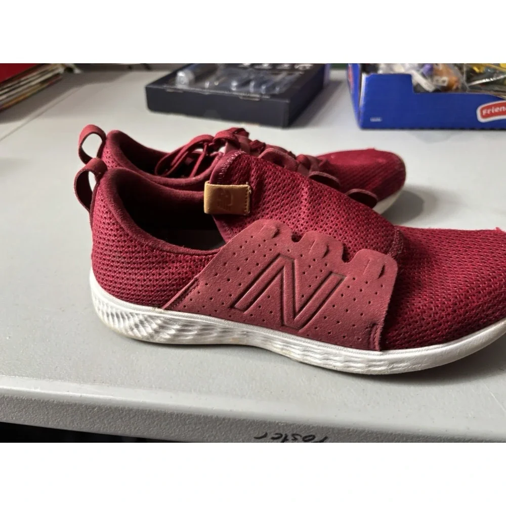 New Balance Fresh Foam Cruz v2 Knit Red Sneakers Size 9M